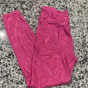 HALARA Shiny Pink Leggings